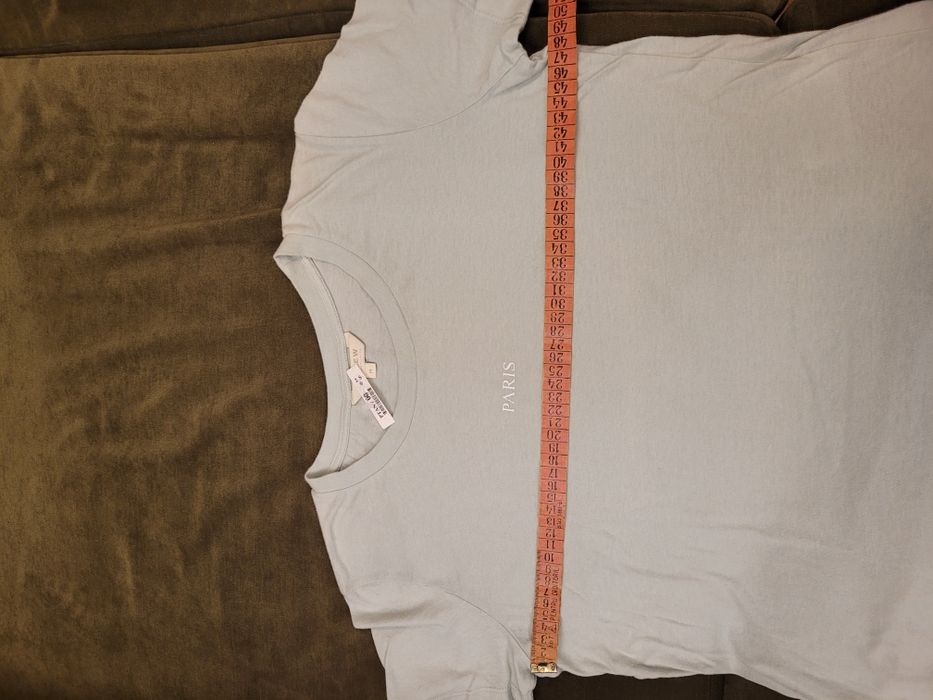 Tricou 100% bumbac, cu eticheta, S-M,  Review