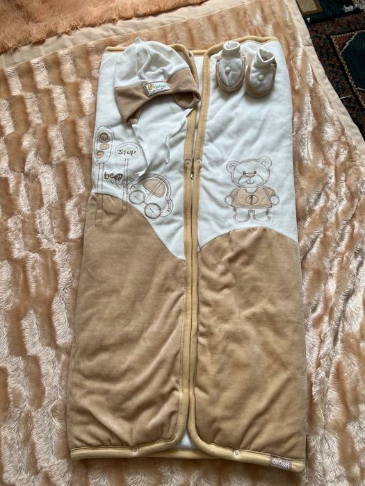 Конверт на Выписку для мальчика . Осень - Весна.