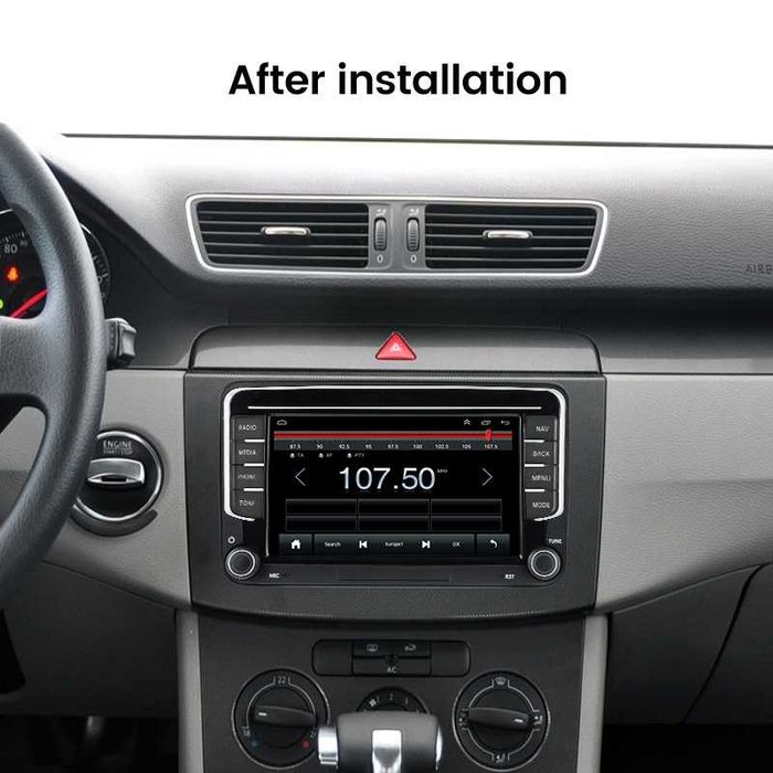 Navigatie Android 12 Vw Golf Passat Skoda Seat  1/8 GB CarPlay +CAMERA