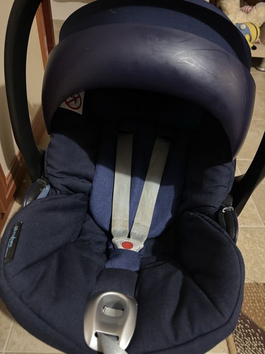 Бебешки кош за кола Cybex Cloud Q semi-universal платинум