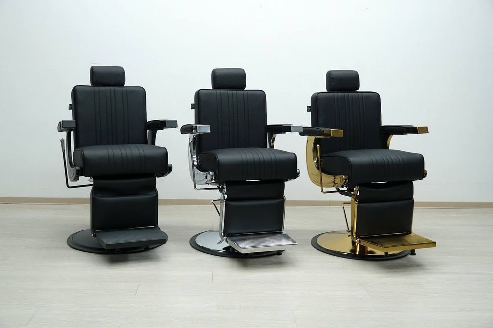 Barber Kreslo Q-620. 3 xil rangda bor sifati zo'r Barbershop kreslo