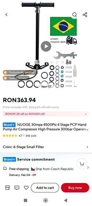 Pompa de încărcare butelie oxigen noua