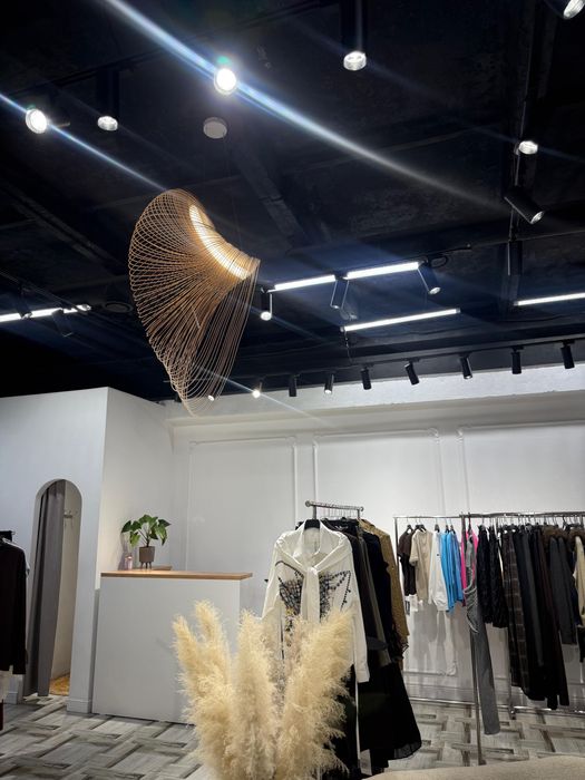 Люстра в эко стиле