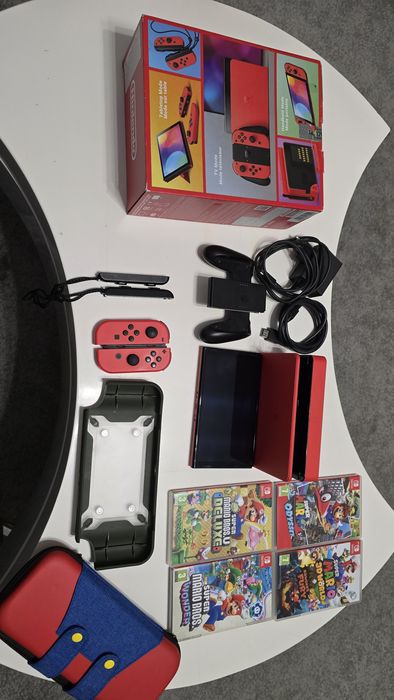 Nintendo Switch Oled Red Mario Edition