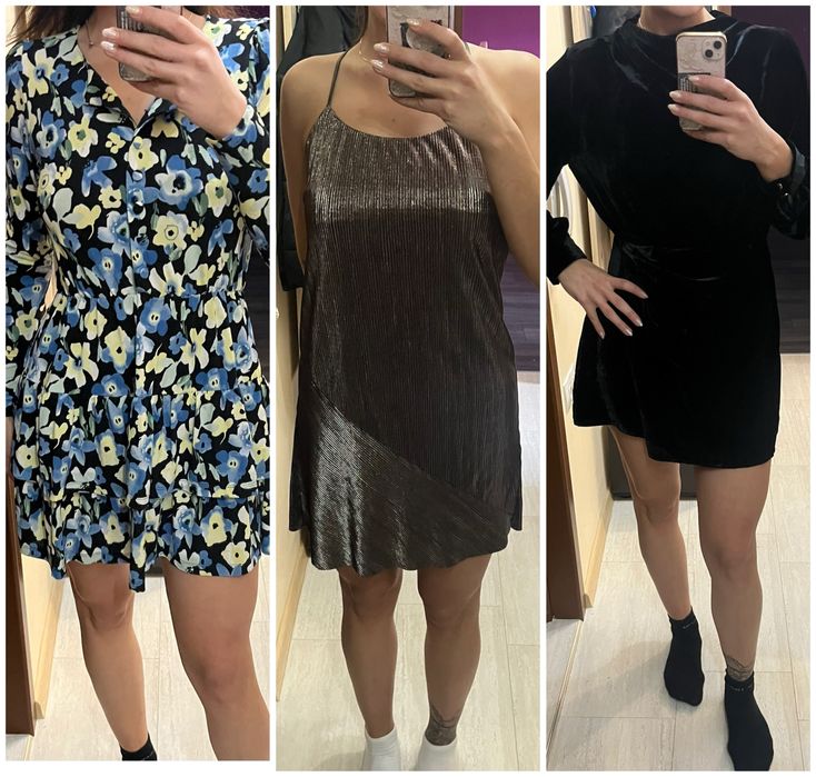 Рокли Zara, Bershka, Rezerved + подарък слънчеви очила