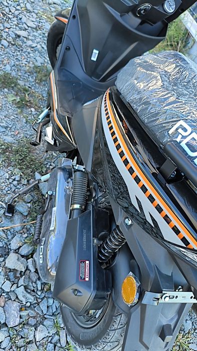 Scuter benzina RDB Spider, Euro 5+, 50cc, 4 timpi, Portocaliu+ CIV inclus