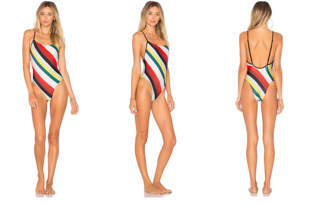 NOU! Costum de baie intreg Solid & Striped Chelsea