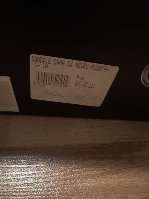 Pantofi eleganti, Il Passo, negru, 39, ca noi