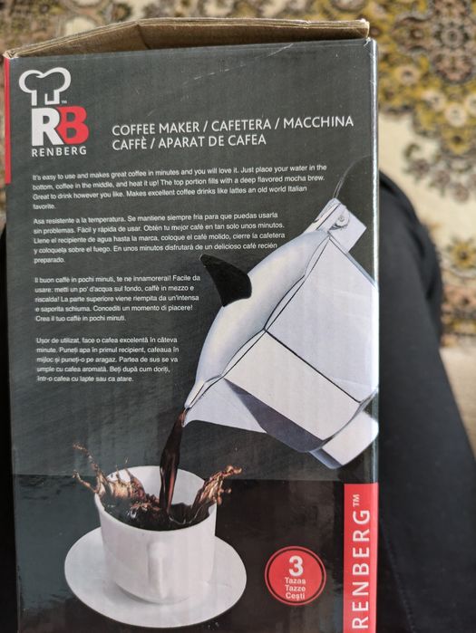 Aparat de cafea cu inel de silicon