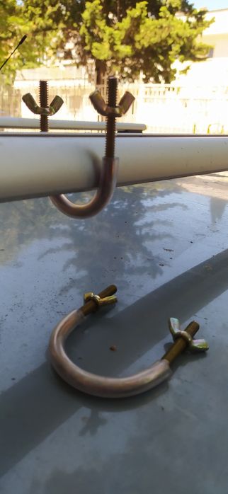 Багажник алуминиев, мрежа, покривало