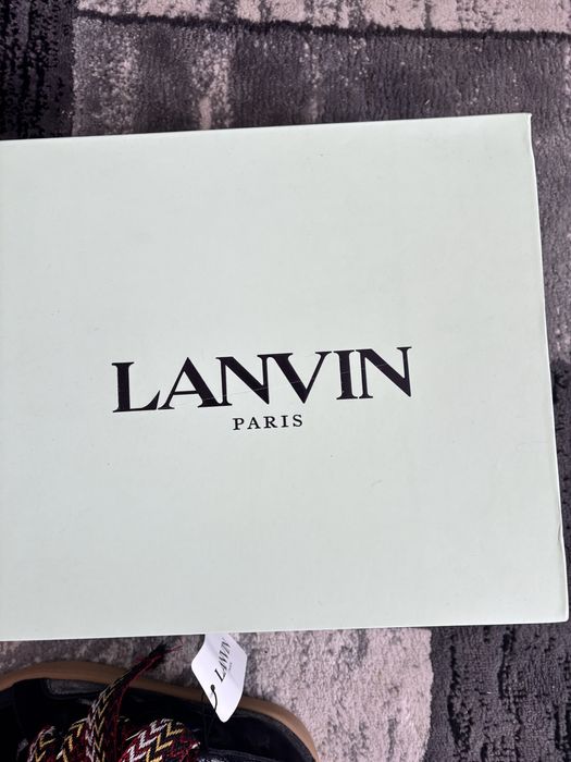 Lanvin curb sneakers