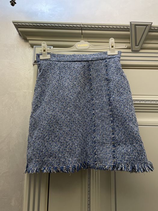 Твидовая двойка синяя