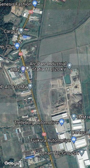 Teren industrial 34.000 mp,in Dej ,zona Arc Parc