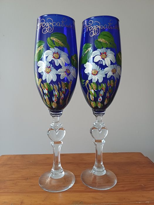 Свадебные фужеры из СССР