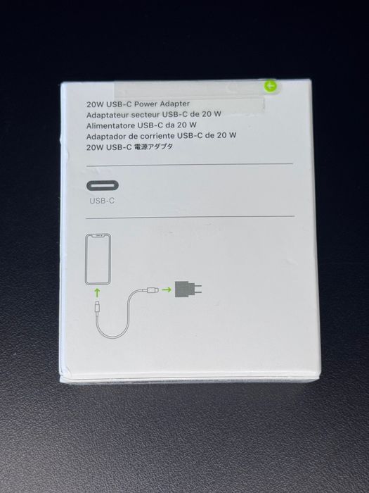 Оригинално Apple 20W USB-C Power Adapter – Ново