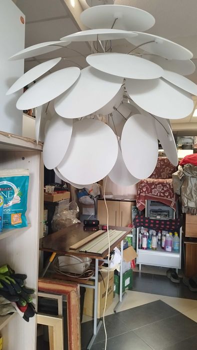 Полилей стил Marset Discocó с три крушки 80/60см