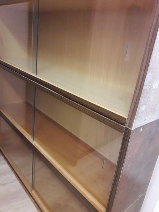 Советские деревянные полки со стеклом