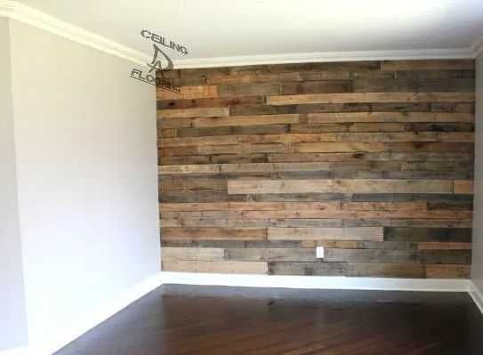 Монтаж на ламиниран паркет / трислоен паркет / 3D ламинат на стена