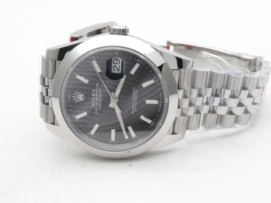 Rolex Datejust 41mm Smooth Bezel Black Dial Jubilee – реални снимки – София