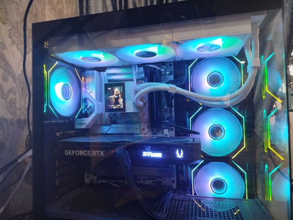 мощный компьютер asus z890 Ultra 7 RTX 5070  + монитор Redmi 34″ 165Гц