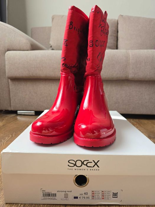 Дамски ботуши Soccx гумени