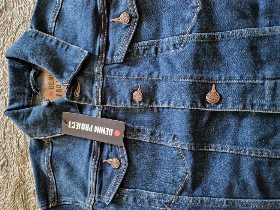 Ново Дънково яке Denim Project 'Kash' Тъмносиньо