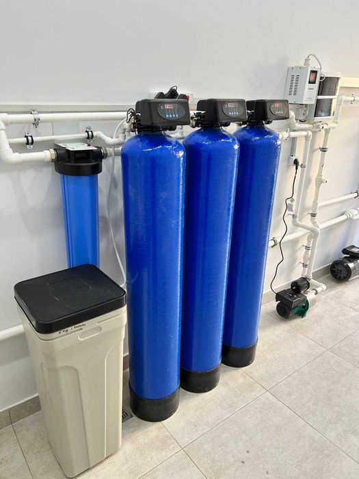 Фильтрация и очистка с ионообенной смолой.