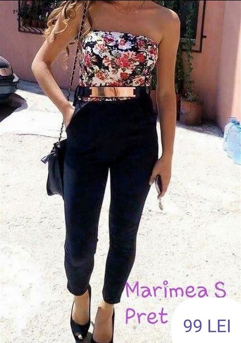 Salopeta eleganta motive florale