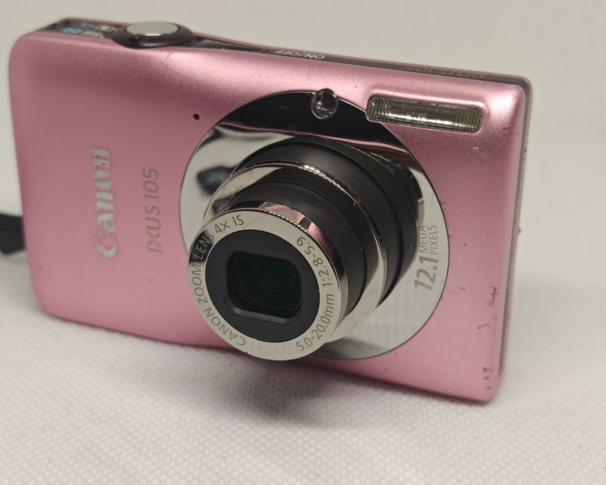 Canon IXUS 105 IS Pink – Culoare RARĂ, Y2K Digicam Vibes
