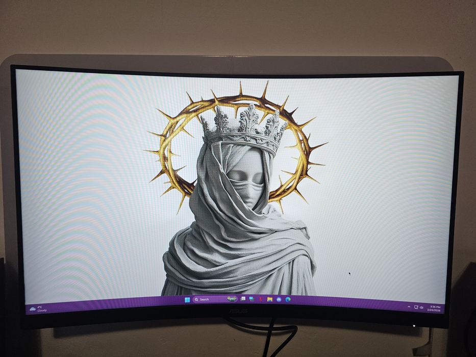 Monitor Gaming Asus Rog VG328 curbat