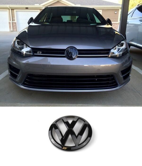 Черна емблема за Фолксваген Голф 5,6,7,8 Golf Passat Tiguan