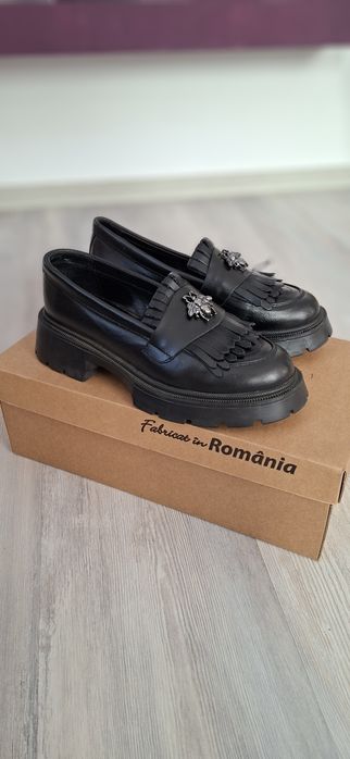 Mocasini damă piele naturală