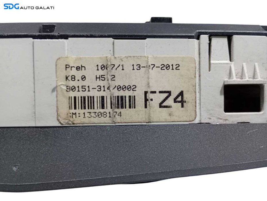 Panou Comanda AC Aer Conditionat Clima Climatronic Opel Astra H 2004 - 2010 Cod 90151-314-0002 [LR0888]