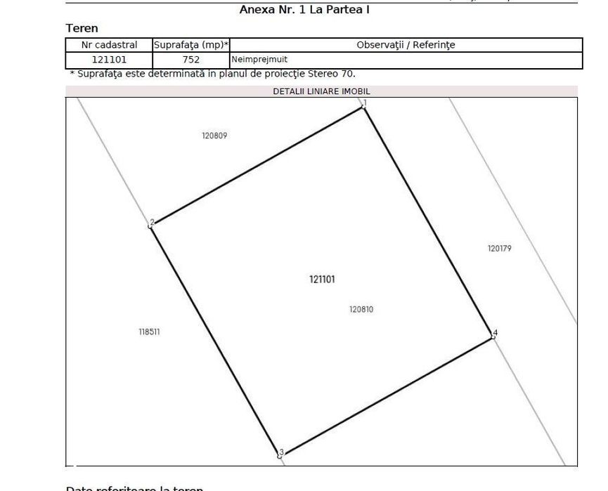 Cobeanca PRIMARIE Ogorului Loturi 500 - 1100 mp URBANISM DE CONSTRUIRE