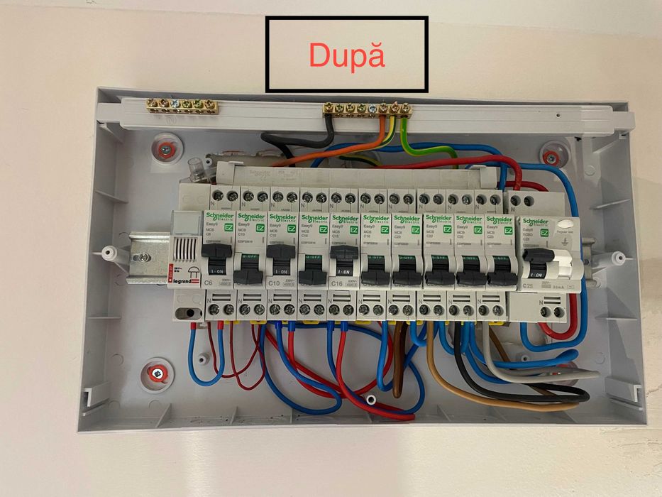 Electrician autorizat realizez instalații electrice la casa/apartament