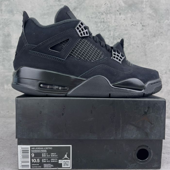Air Jordan 4 Retro Black Cat Verificare Colet Marimi 36-45