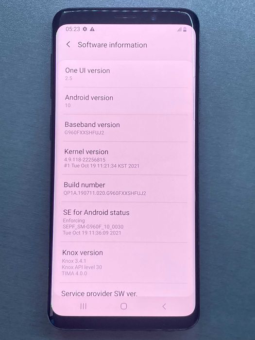 Placa de bază Samsung S9 -64Gb/4Gb RAM -android 10-placa buna !