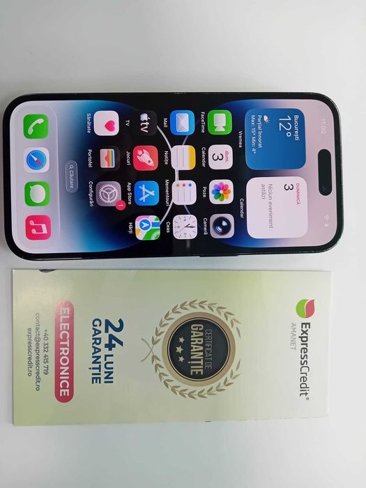 (Ag33) Telefon Apple iPhone 14 Pro 6/128GB Bat 84% Garantie 2 ani