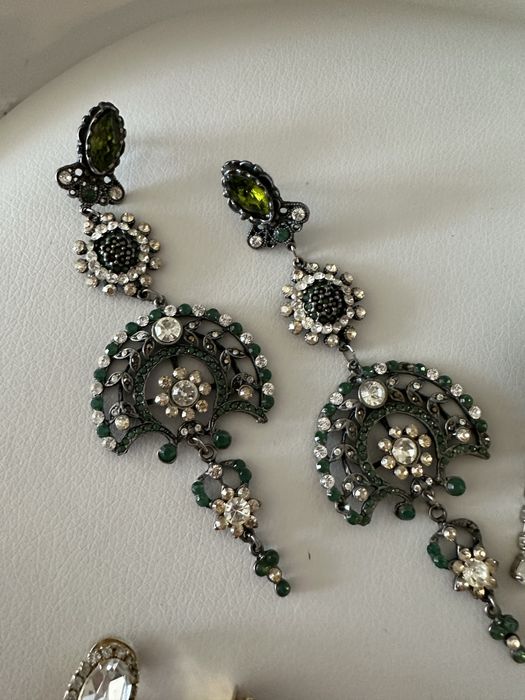 Дълги обеци различни цветове