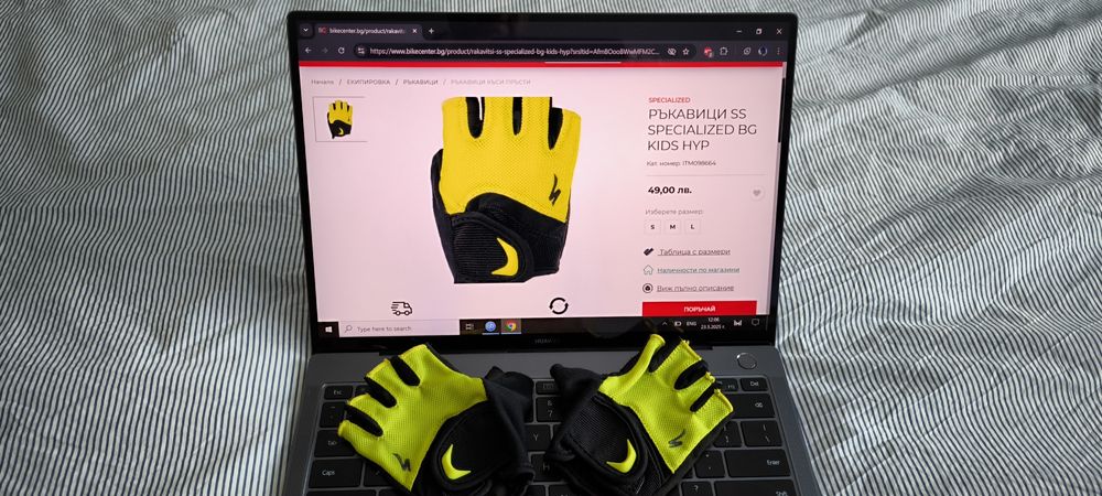 Детски ръкавички за колело Specialized