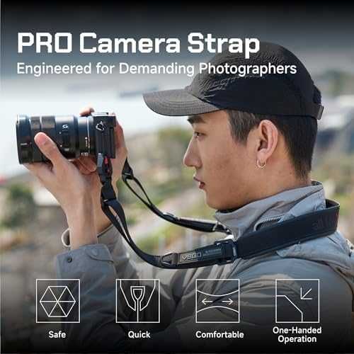 Нова Регулируема Раменна каишка за фотоапарат VSGO DSLR камера защита