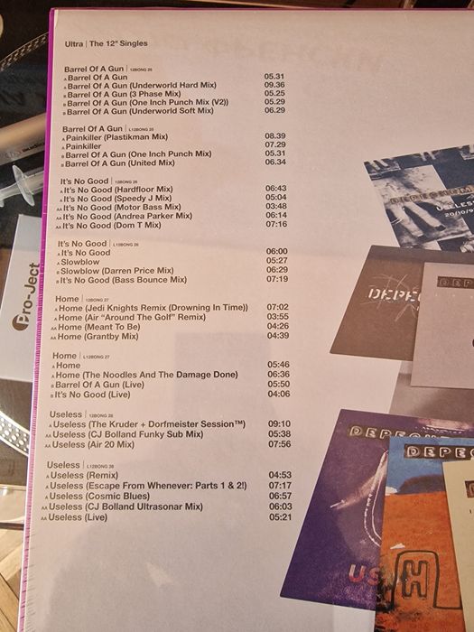 Depeche Mode Ultra 12" Singles Boxset
