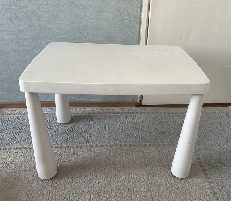стол белый детский