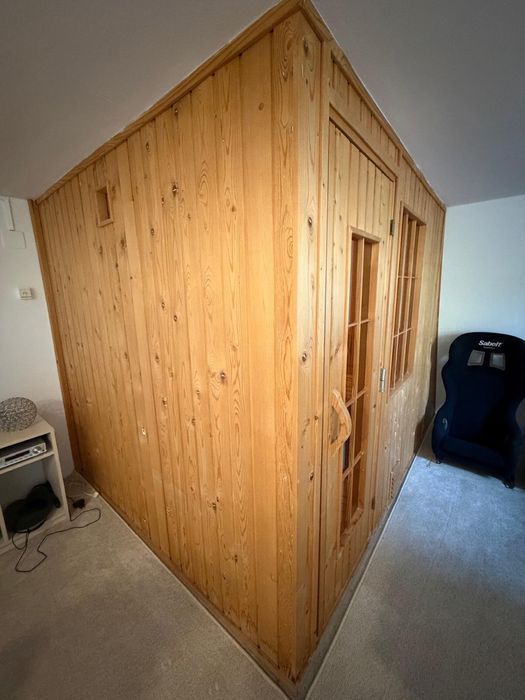 Sauna finlandeza 4-6 persoane, lemn masiv, soba Polar 9kw, 400V