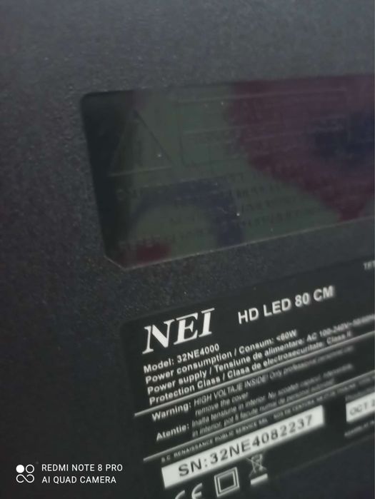Телевизор Nеi HD 80см