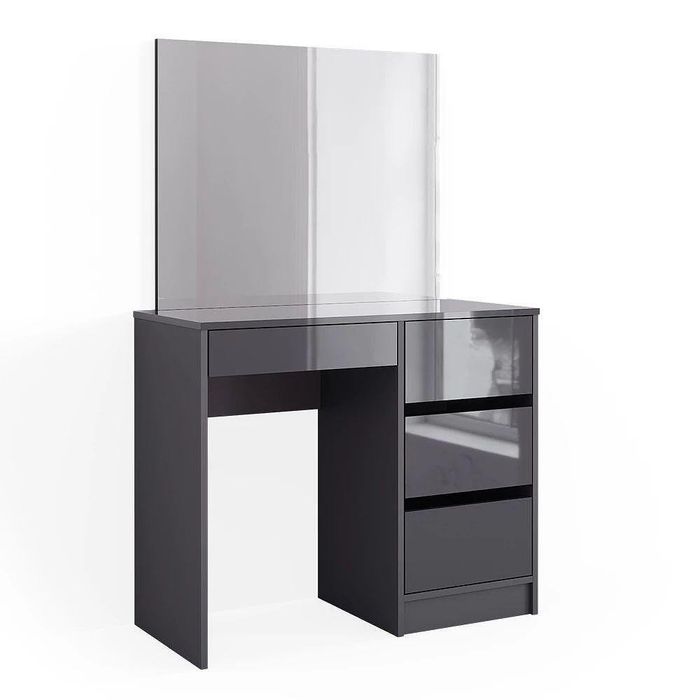 Тоалетка "onyx gloss  90 см с led огледало