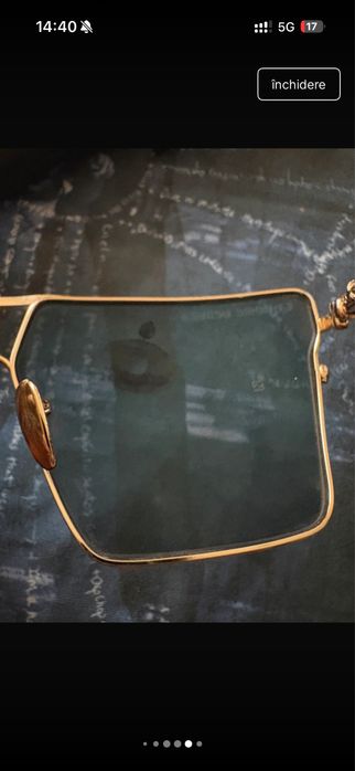 Ochelari de soare Chrome Hearts „Nipply” Gold Plated