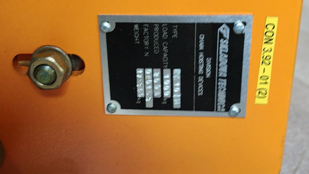 Ръчна количка за верижен телфер 500кг.1/1 и 1000кг.2/1