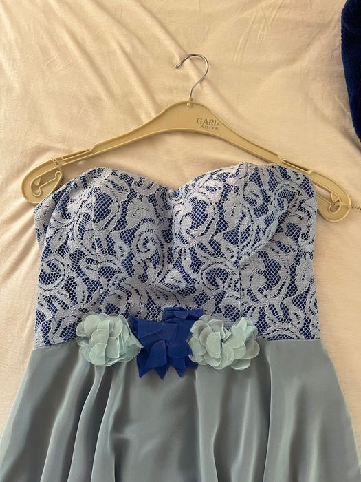 Rochie albastră elegantă de eveniment