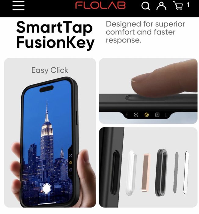 Husa Flolab Premium iphone 17 pro negru mat noua la cutie